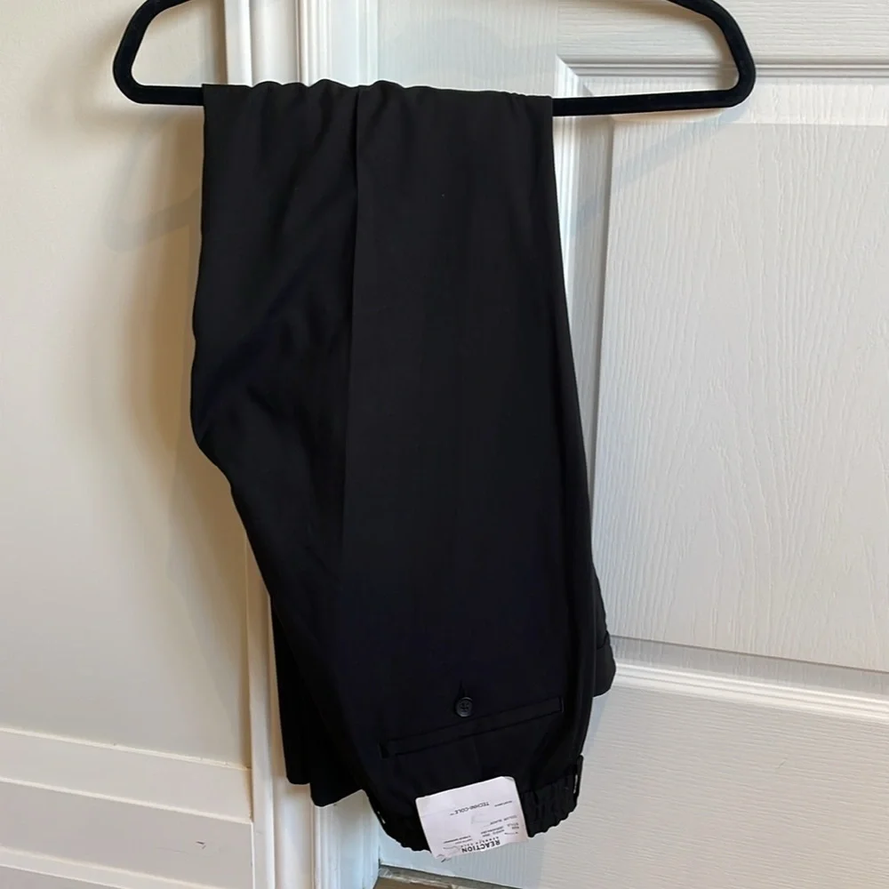 Kenneth Cole Reaction Mens Slim Fit Flex Techni-Cole 2-Piece Suit Jacket Pants - Picture 13 of 16